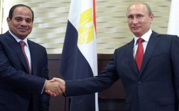 السيسي وبوتين يشاركان في فعالية تركيب وعاء ضغط المفاعل للوحدة النووية الأولى في مصر