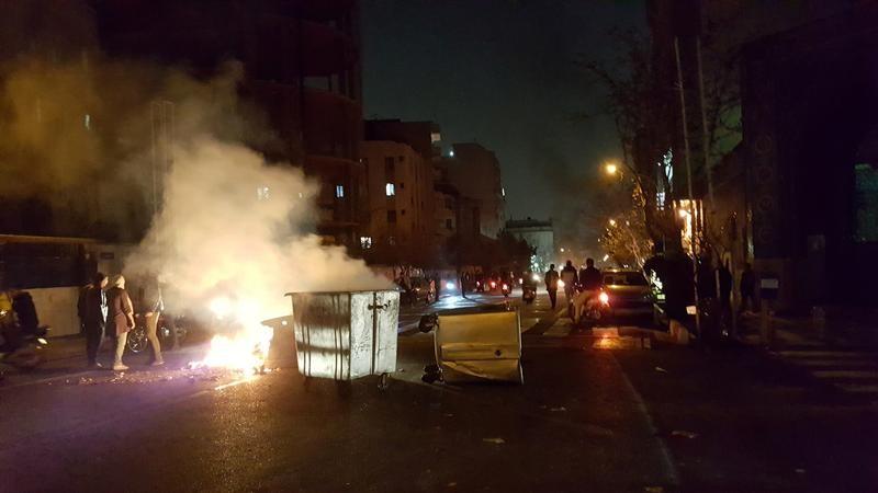 ارتفاع عدد قتلى الاحتجاجات في إيران إلى 50 شخصا