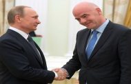 بوتين يلتقي رئيس الفيفا في سوتشي