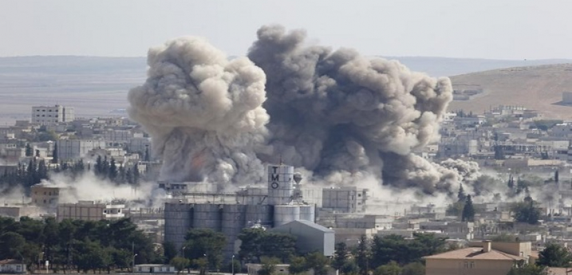 ضربات جوية للتحالف الدولي على داعش في سوريا تقتل العشرات
