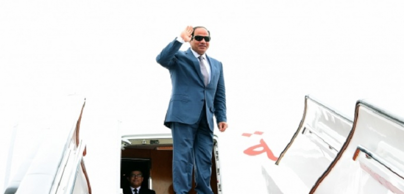 الرئيس السيسى يتوجه إلى باليرمو الإيطالية للمشاركة فى قمة ليبيا المصغرة