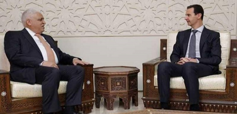 الأسد يلتقي مستشار الأمن القومى العراقى ويتسلم رسالة من عبد المهدى