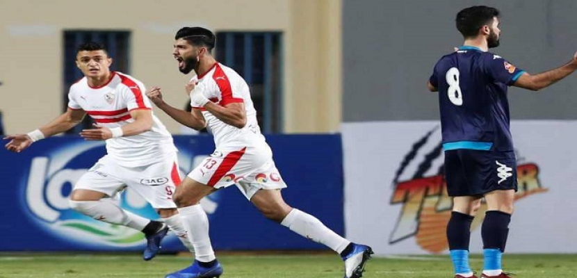 الزمالك يتعادل مع بيراميدز 3-3 بالدوري الممتاز