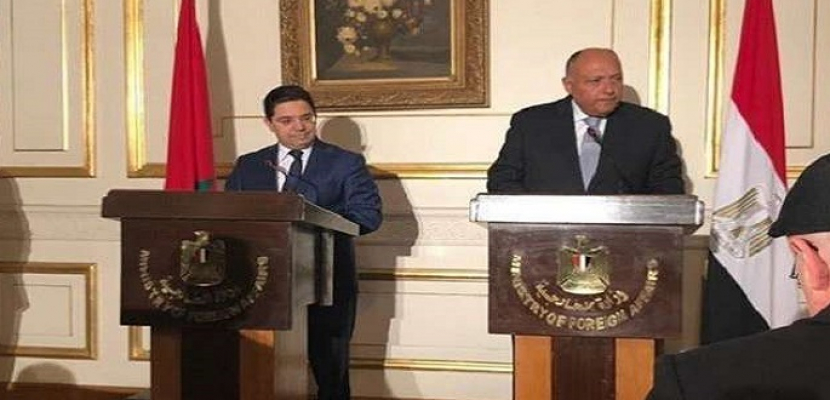 خلال مؤتمر صحفي مع نظيره المغربي.. شكري: عودة سوريا للجامعة العربية مرهون بقرار يتخذ من قبل المجلس