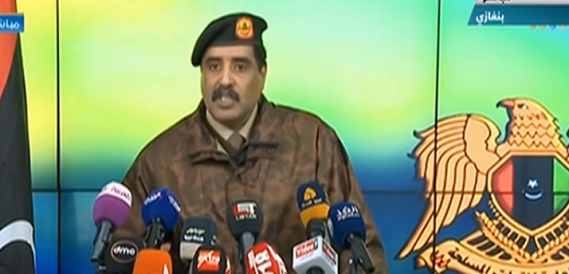 الجيش الليبي يعلن إطلاق عملية عسكرية لتحرير المنطقة الجنوبية الغربية من الإرهابيين