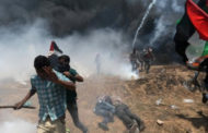 إصابة عشرات من الفلسطينيين بالاختناق فى مواجهات مع الاحتلال شرق غزة
