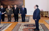 الفريق كامل الوزير يؤدى اليمين الدستورية وزيرا للنقل أمام الرئيس السيسي