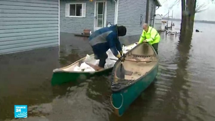 فيضانات كندا تهدد سكان مقاطعتي كيبيك ونيو برونسويك
