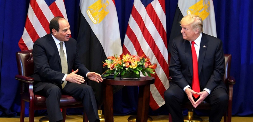 الرئيس السيسي يصل واشنطن في زيارة يعقد خلالها قمة مع الرئيس ترامب بالبيت الأبيض