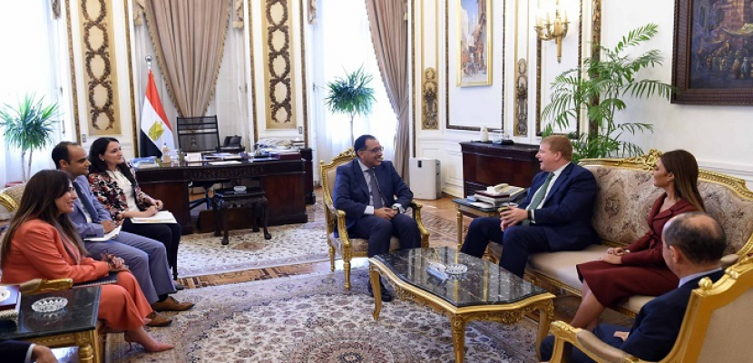 نائب رئيس غرفة التجارة الأمريكية يلتقى مدبولى ويشيد بالاصلاحات الاقتصادية فى مصر