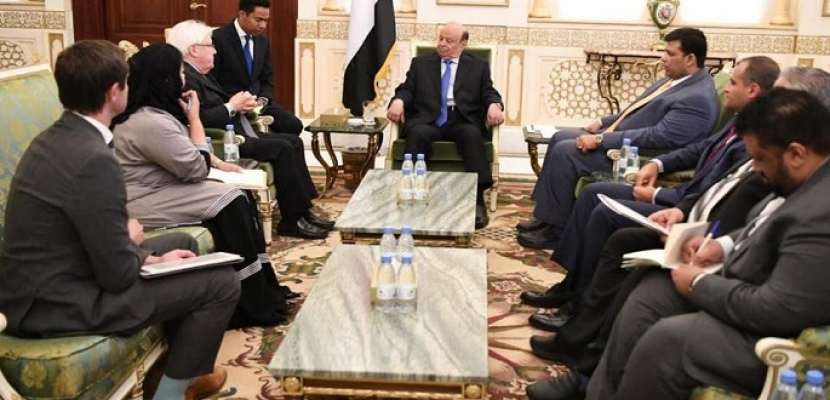 الرئيس اليمني: نعمل مع التحالف بقيادة السعودية لتجاوز تداعيات الأحداث الأخيرة