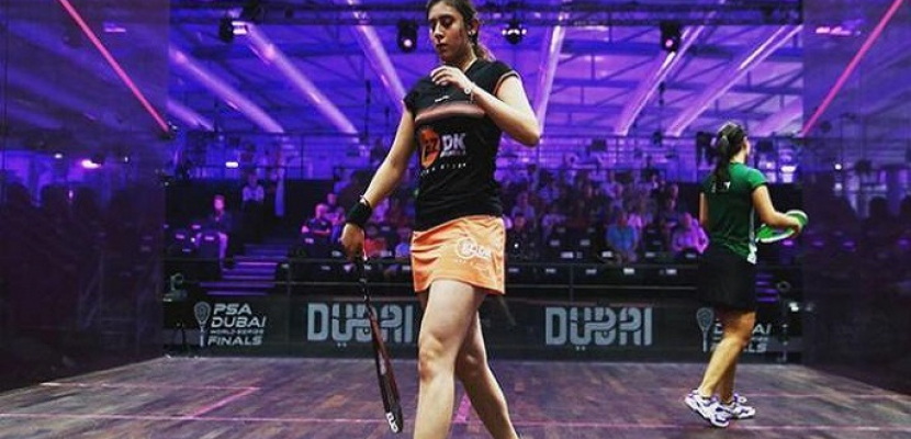 نور الشربينى تواجه اليوم المصنفة السادسة فى رحلة الدفاع عن لقب بطولة العالم للإسكواش