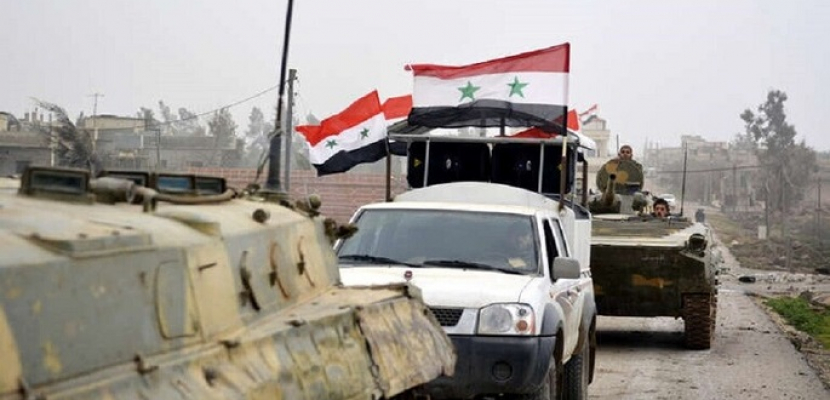 الجيش السوري يدخل أرياف الرقة ويرفع العلم على مؤسسات الدولة فى مدينتى الحسكة والقامشلي