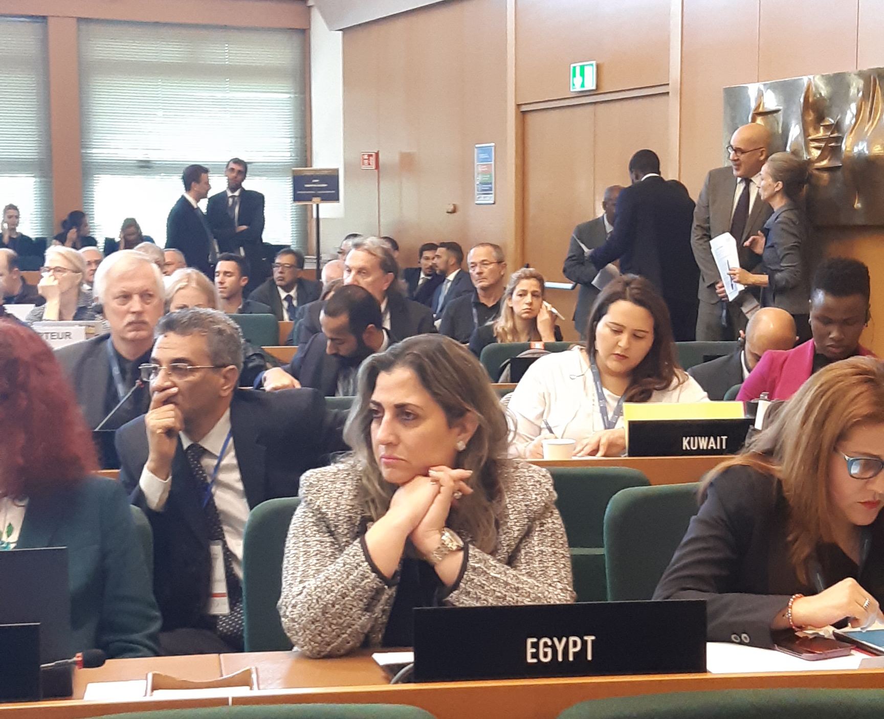 بمشاركة 137 دولة من بينها مصر الدورة ال ٣١  للجمعية العامة لمنظمة ايكروم تختتم أعمالها في روما