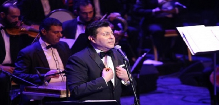 هاني شاكر علي المسرح الكبير في فعاليات مهرجان الموسيقي العربيه الـ28