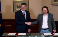 الاشتراكيون وحزب بوديموس يوقعون اتفاقا لتشكيل حكومة إسبانية