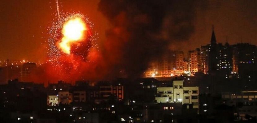 غارات إسرائيلية على غزة رداً على صواريخ فلسطينية اطلقت من القطاع