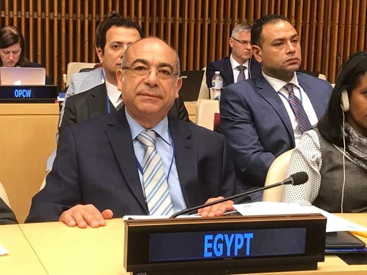 مندوب مصر الدائم لدى الأمم المتحدة يؤكد أن السلم والأمن الدوليين لا يمكن أن يتحققا عبر سياسات الردع وسباقات التسلح