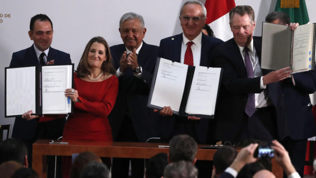 كندا والولايات المتحدة والمكسيك توقّع على النسخة المعدّلة من “نافتا” الجديد