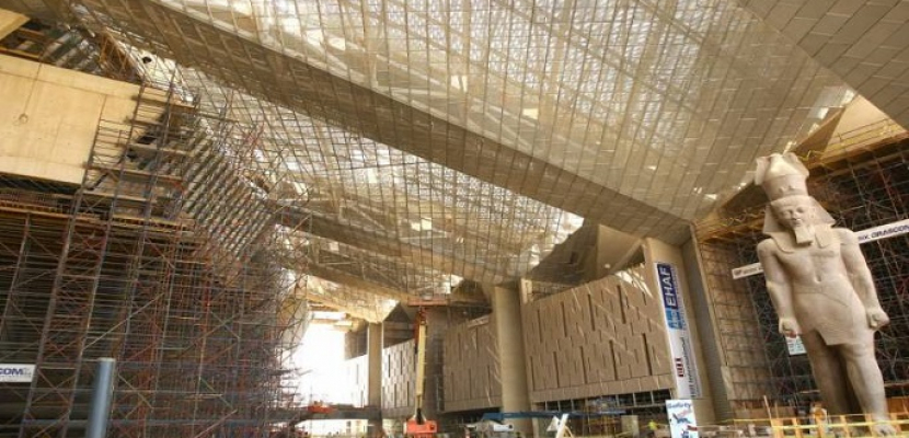 المتحف المصرى الكبير يتجاوز حاجز الـ 50 ألف قطعة أثرية