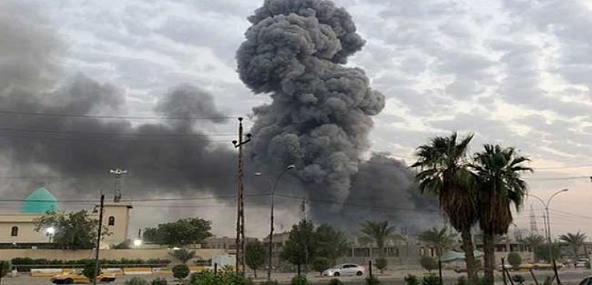 صواريخ “مجهولة” تستهدف قاعدة عسكرية قرب محيط مطار بغداد الدولى