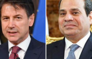 السيسي ورئيس وزراء ايطاليا يتفقان على ضرورة تسوية الأزمة الليبية