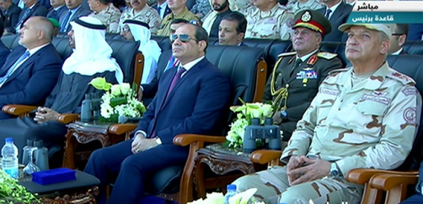 الرئيس السيسى يشهد الاحتفال بافتتاح قاعدة برنيس العسكرية بالبحر الأحمر والمرحلة الختامية لمناورة “قادر 2020”