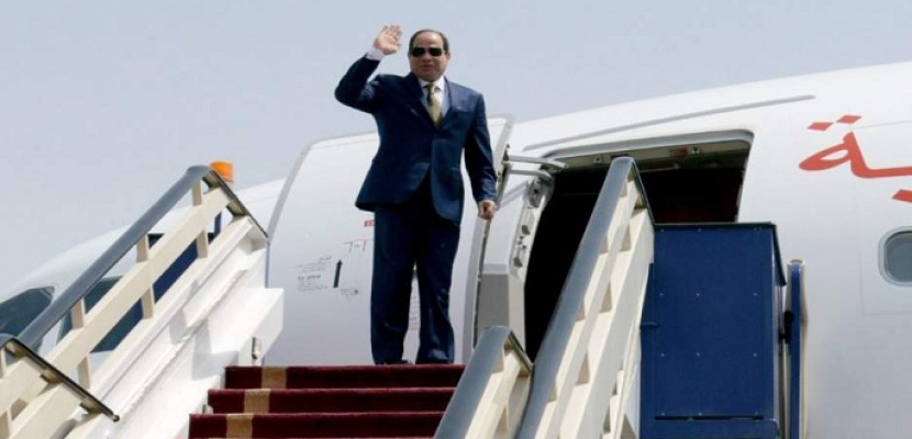 الرئيس السيسى يتوجه إلى ألمانيا للمشاركة فى مؤتمر “برلين” بشأن الأزمة الليبية