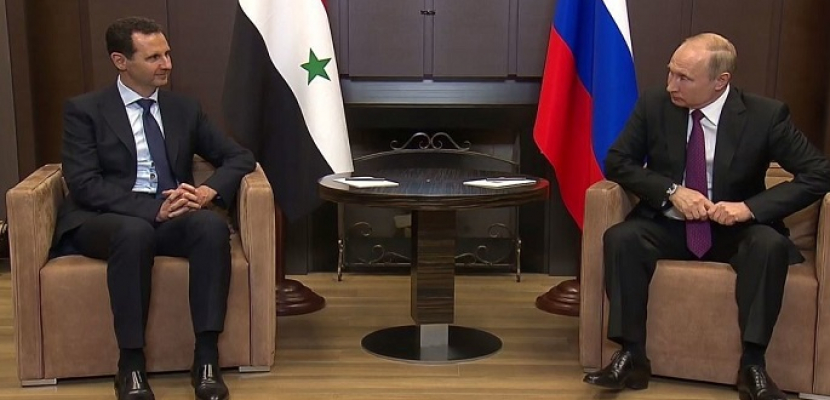 بوتين للأسد في دمشق: قطعنا شوطا كبيرا في إعادة بناء الدولة السورية ووحدة أراضيها