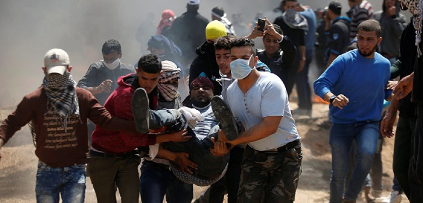 إصابة 6 فلسطينيين خلال مواجهات مع الاحتلال الإسرائيلي جنوب الخليل