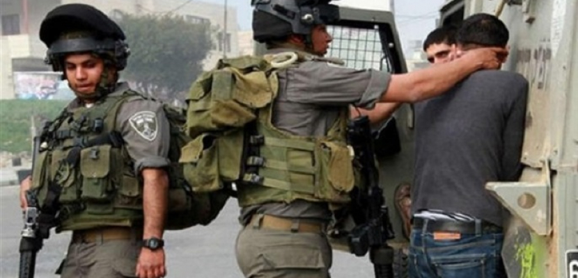 الجيش الإسرائيلى يعتقل 45 فلسطينيا بالضفة الغربية