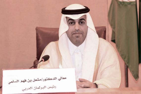 رئيس البرلمان العربي يدين إطلاق ميليشيا الحوثي الانقلابية طائرات مفخخة وصواريخ باليستية باتجاه أراضي المملكة العربية السعودية
