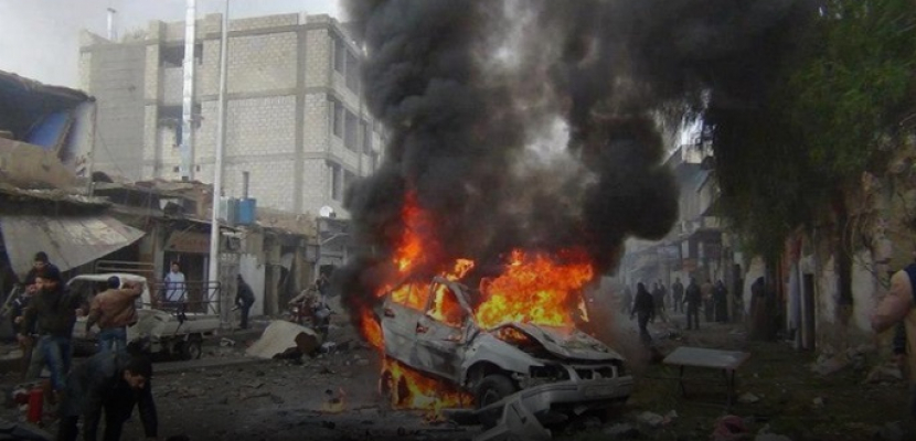 انفجار سيارة مفخخة في مجموعة من مرتزقة الاحتلال التركي في ريف الحسكة السورية