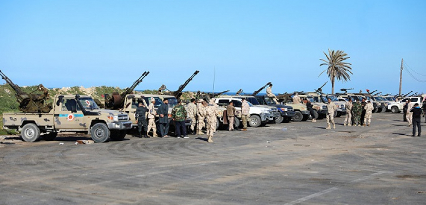 الجيش الليبي يرسل تعزيزات عسكرية جديدة لمحاور القتال شرقي مدينة مصراتة