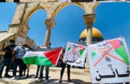 احتجاج في المسجد الأقصى رفضا لاتفاق السلام بين الإمارات وإسرائيل