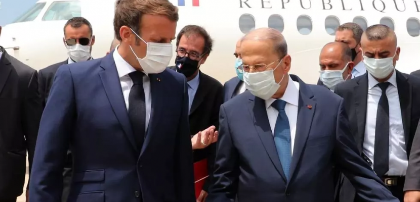الرئيس الفرنسي يصل إلى بيروت في زيارة رسمية لدفع العملية السياسية في لبنان