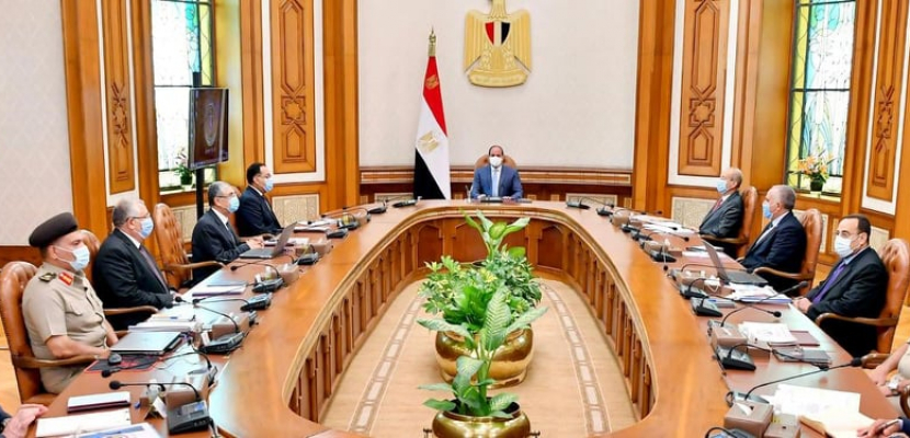 الرئيس السيسي يتابع الموقف التنفيذي لمشروعات تنمية محافظة شمال سيناء