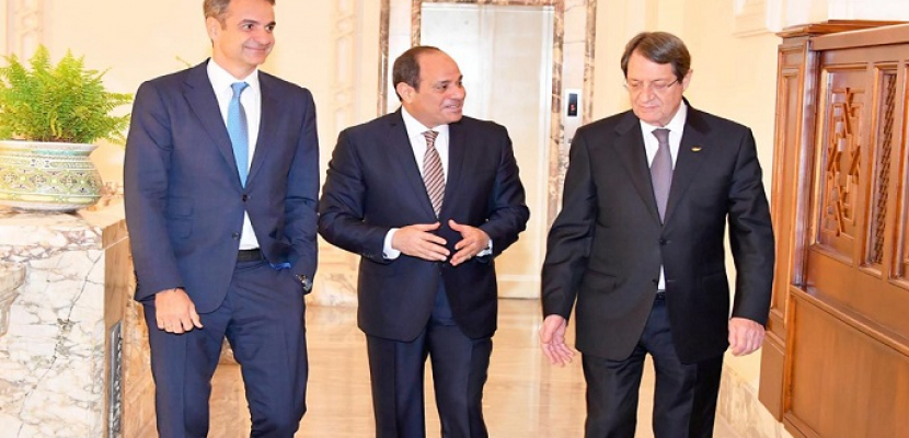 القمة الثلاثية بين مصر وقبرص واليونان تتناول سبل التعاون المشترك في نيقوسيا