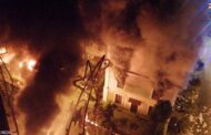 إحراق مبنى بلدية طرابلس في بيروت خلال الاحتجاجات الليلية