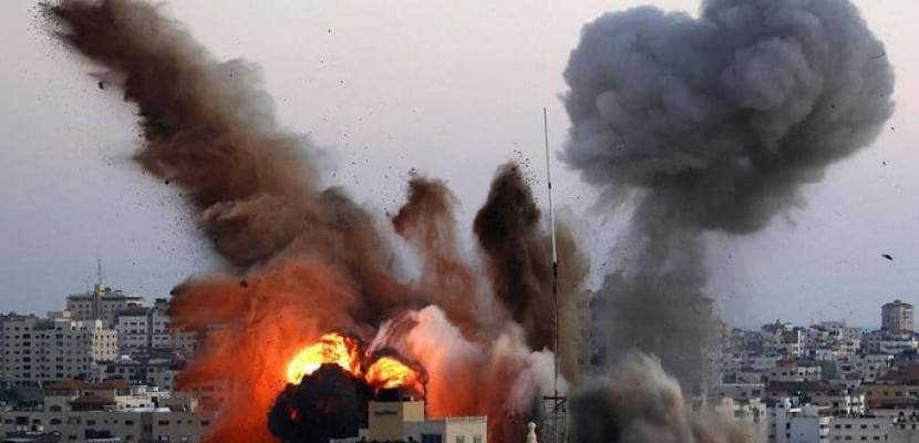 مقاتلات إسرائيلية تشن غارات على مناطق مختلفة شمالي مدينة غزة
