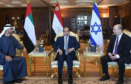 الرئيس السيسي يستقبل ولي عهد أبو ظبي ورئيس وزراء إسرائيل