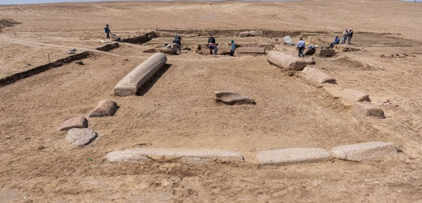 الكشف عن بقايا معبد زيوس كاسيوس بموقع تل الفرما