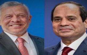 الرئيس السيسى والملك عبدالله يؤكدان على ضرورة خفض التصعيد والتوتر الراهن