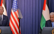 خلال مؤتمر صحفي مشترك مع الرئيس الفسطيني.. بايدن يؤكد أن التزامه تجاه هدف حل الدولتين لم يتغير