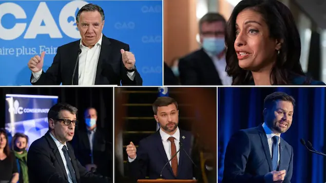 انتخابات كيبيك: خمسة قادة، لكلٍّ تحدياته