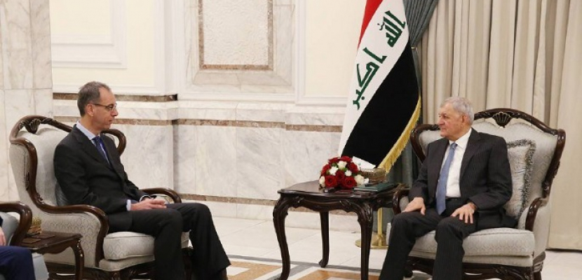 الرئيس العراقي: لدينا استراتيجية في الانفتاح على دول العالم وتعزيز العلاقات الدولية