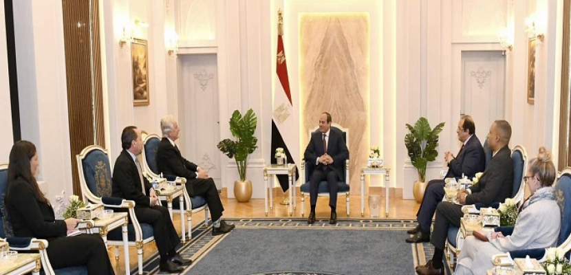 الرئيس السيسي يؤكد لمدير الاستخبارات الأمريكية الأهمية التي توليها مصر لتدعيم وتعزيز التعاون مع الولايات المتحدة