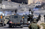 مواجهات بين الفلسطينيين وقوات الاحتلال الإسرائيلي في نابلس
