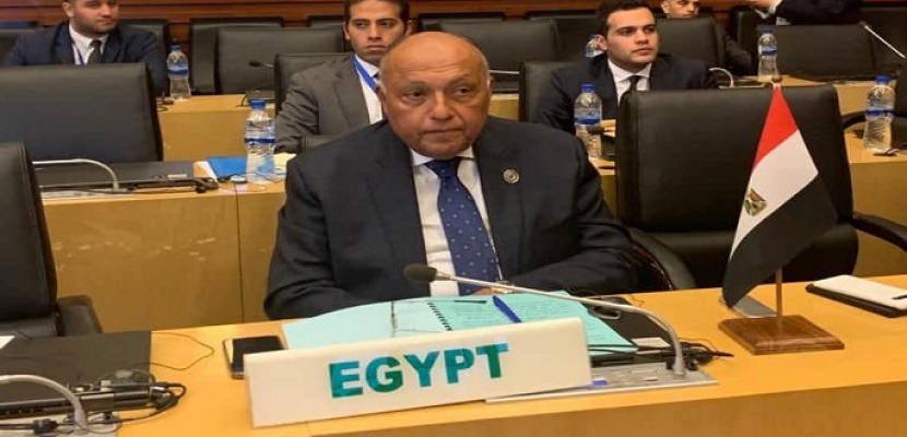 وزير الخارجية يشارك في اجتماع اللجنة رفيعة المستوي لرؤساء دول وحكومات الاتحاد الإفريقي حول ليبيا