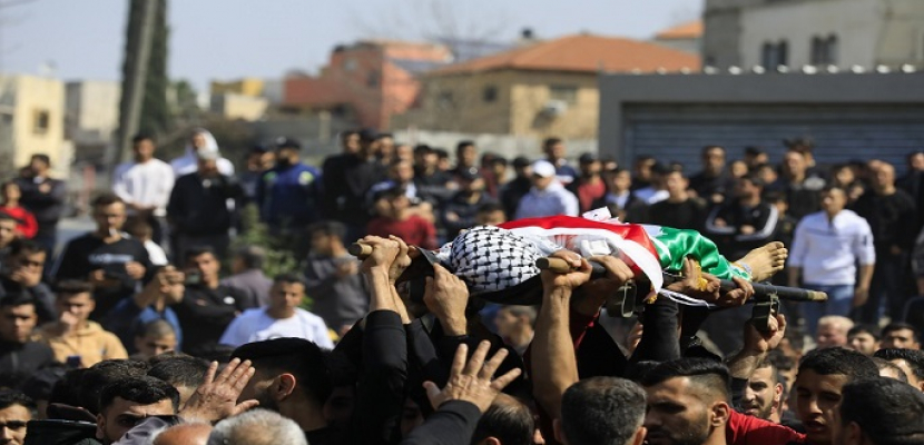 تشييع جثمان طفل فلسطيني استشهد برصاص الاحتلال شرق قلقيلية